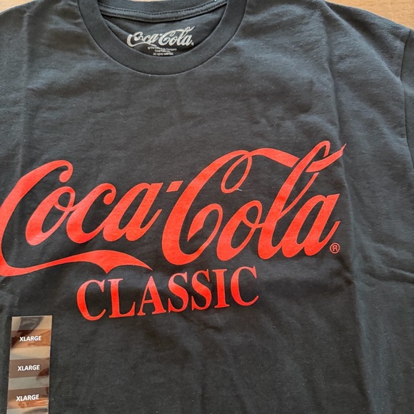 Coca Cola Classic Black and Red Men's Shirt - Picture 2 of 3